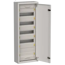 TITAN 5 Корпус металлический ЩРн-60 (1х60) 835х310х140мм IP31 серый (одна дверь) IEK