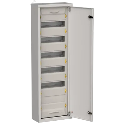 TITAN 5 Корпус металлический ЩРн-72 (1х72) 960х310х140мм IP31 серый (одна дверь) IEK