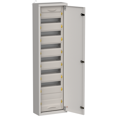 TITAN 5 Корпус металлический ЩРн-84 (1х84) 1085х310х140мм IP31 серый (одна дверь) IEK