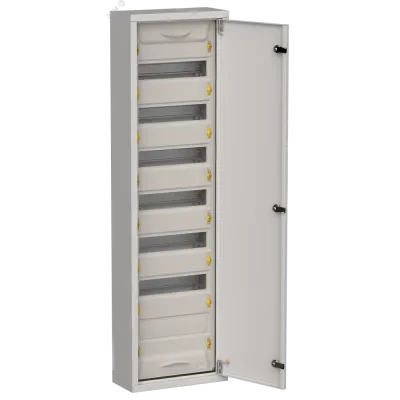 TITAN 5 Корпус металлический ЩРн-84 (1х84) 1085х310х140мм IP31 серый (одна дверь) IEK