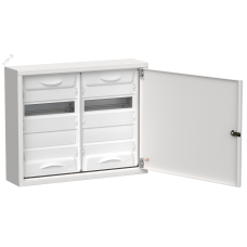 TITAN 5 Корпус металлический ЩРн-48 (2х24) 460х570х140мм IP31 белый (одна дверь) IEK