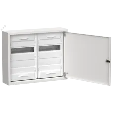 TITAN 5 Корпус металлический ЩРн-48 (2х24) 460х570х140мм IP31 белый (одна дверь) IEK