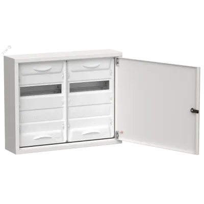 TITAN 5 Корпус металлический ЩРн-48 (2х24) 460х570х140мм IP31 белый (одна дверь) IEK