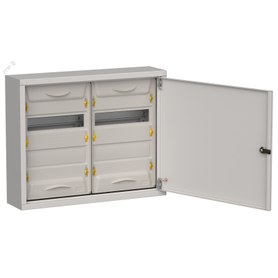 TITAN 5 Корпус металлический ЩРн-48 (2х24) 460х570х140мм IP31 серый (одна дверь) IEK