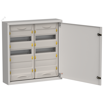 TITAN 5 Корпус металлический ЩРн-72 (2х36) 585х570х140мм IP31 серый (одна дверь) IEK