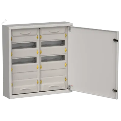 TITAN 5 Корпус металлический ЩРн-72 (2х36) 585х570х140мм IP31 серый (одна дверь) IEK