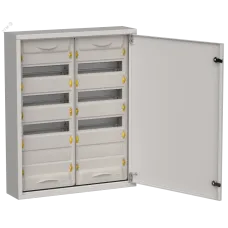 TITAN 5 Корпус металлический ЩРн-96 (2х48) 710х570х140мм IP31 серый (одна дверь) IEK