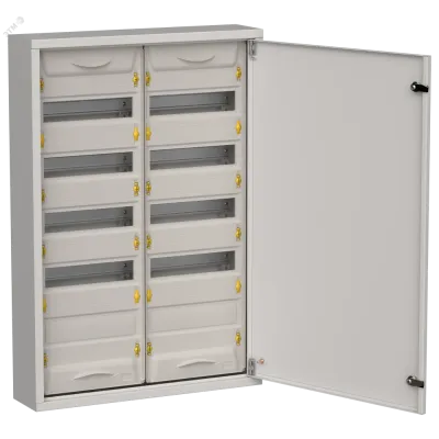 TITAN 5 Корпус металлический ЩРн-120 (2х60) 835х570х140мм IP31 серый (одна дверь) IEK