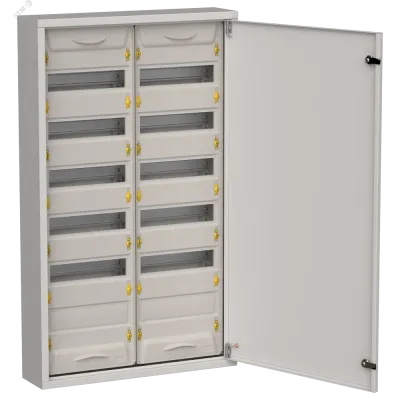 TITAN 5 Корпус металлический ЩРн-144 (2х72) 960х570х140мм IP31 серый (одна дверь) IEK