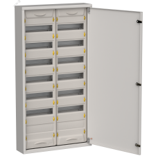 TITAN 5 Корпус металлический ЩРн-168 (2х84) 1085х570х140мм IP31 серый (одна дверь) IEK