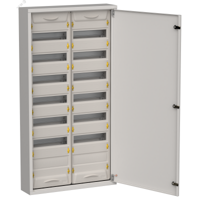 TITAN 5 Корпус металлический ЩРн-168 (2х84) 1085х570х140мм IP31 серый (одна дверь) IEK