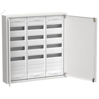 TITAN 5 Корпус металлический ЩРн-180 (3х60) 835х830х140мм IP31 белый (две двери) IEK