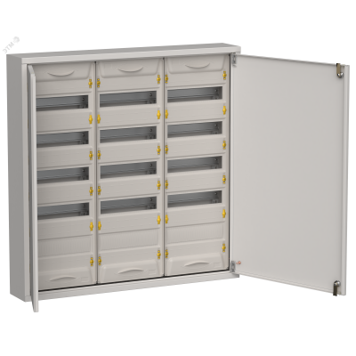 TITAN 5 Корпус металлический ЩРн-180 (3х60) 835х830х140мм IP31 серый (две двери) IEK