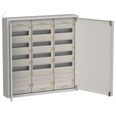TITAN 5 Корпус металлический ЩРн-180 (3х60) 835х830х140мм IP31 серый (две двери) IEK