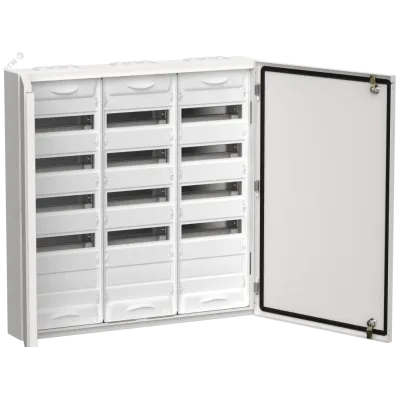 TITAN 5 Корпус металлический ЩРн-180 (3х60) 835х830х140 IP54 белый (две двери)
