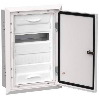 TITAN 5 Корпус металлический ЩРв-24 (1х24) 505х365х130мм IP31 белый (одна дверь)