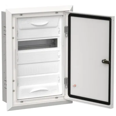 TITAN 5 Корпус металлический ЩРв-24 (1х24) 505х365х130мм IP31 белый (одна дверь)