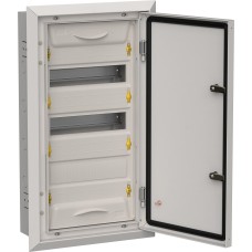 TITAN 5 Корпус металлический ЩРв-36 (1х36) 630х365х130мм IP31 серый (одна дверь)