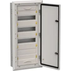 TITAN 5 Корпус металлический ЩРв-48 (1х48) 755х365х130мм IP31 серый (одна дверь)