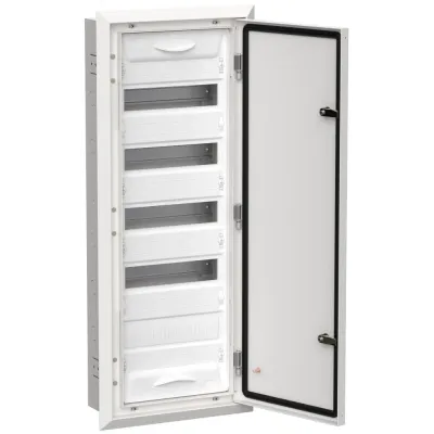 TITAN 5 Корпус металлический ЩРв-60 (1х60) 880х365х130мм IP31 белый (одна дверь)