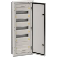 TITAN 5 Корпус металлический ЩРв-60 (1х60) 880х365х130мм IP31 серый (одна дверь)