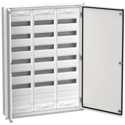 TITAN 5 Корпус металлический ЩРв-252 (3х84) 1130х885х130мм IP31 белый (две двери)