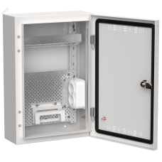 TITAN 5 Корпус мультимедиа ЩРн-24 (1х24) 460х310х140мм IP30 белый IEK