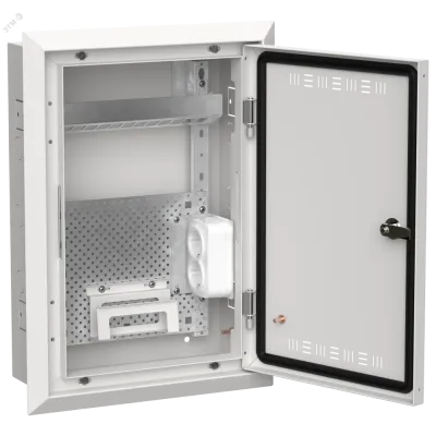 TITAN 5 Корпус мультимедиа ЩРв-24 (1х24) 505х365х130мм IP30 белый IEK
