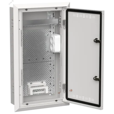 TITAN 5 Корпус мультимедиа ЩРв-36 (1х36) 630х365х130мм IP30 белый IEK