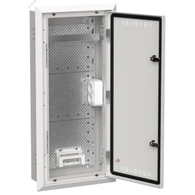 TITAN 5 Корпус мультимедиа ЩРв-48 (1х48) 755х365х130мм IP30 белый IEK
