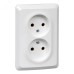 ЭТЮД С/У двойная РОЗЕТКА без заземления без шторок 16А 250B. БЕЛЫЙ. Россия ЭТЮД С/У двойная РОЗЕТКА без заземления без шторок 16А 250B. БЕЛЫЙ. Россия