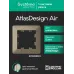 ATLASDESIGN AIR 1-постовая РАМКА, ШАМПАНЬ/дымчатый белый