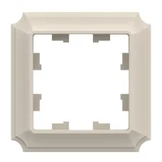 ATLASDESIGN ANTIQUE 1-постовая рамка, БЕЖЕВЫЙ
