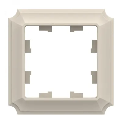 ATLASDESIGN ANTIQUE 1-постовая рамка, БЕЖЕВЫЙ