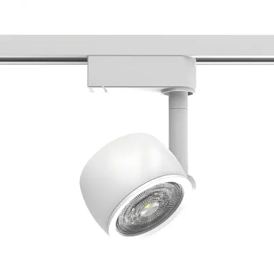 Светильник тр Gauss Track Light LED цил 12W 520lm 4000K 220V IP20 90*165мм белый с подсветкой 45? LED 1/20