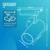 Светильник трековый Gauss цилиндр 20W 1760lm 4000K 180-220V IP20 65*206мм белый линза 36? LED 1/40