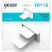 Заглушка Gauss для трекового шинопровода белый 1/100