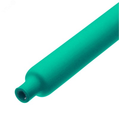 Трубка термоусадочная клеевая ТТК(3:1)-40/13 зел с коэффициентом усадки 3:1 с подавлением горения
