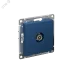 ATLASDESIGN TV РОЗЕТКА оконечная 1DB, механизм, АКВАМАРИН