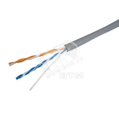 Витая пара U/UTP кат 5e 2х2х0.46 AWG24 Light PVC IN
