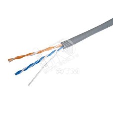 Витая пара U/UTP кат 5e 2х2х0.46 AWG24 Light PVC IN