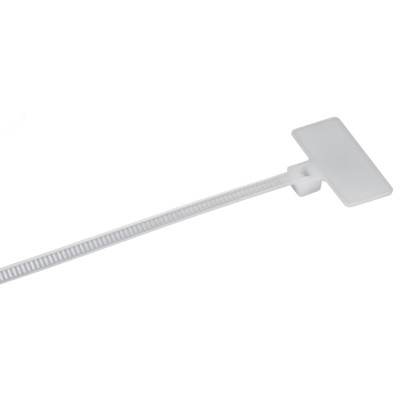 Хомут P6.6 маркерный белый 2.5х100мм 100шт/упак IEK