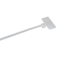 Хомут P6.6 маркерный белый 2.5х110мм 100шт/упак IEK