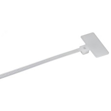 Хомут P6.6 маркерный белый 2.5х200мм 100шт/упак IEK