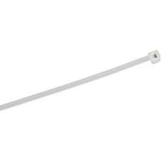 Хомут P6.6 самозатухающий белый 2.5х100мм 100шт/упак IEK