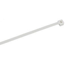 Хомут P6.6 самозатухающий белый 3.6х200мм 100шт/упак IEK