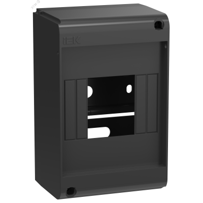 Корпус пластиковый КМПн-4 IP20 без двери черный UNION Mini