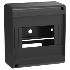 Корпус пластиковый КМПн-6 IP20 без двери черный UNION Mini