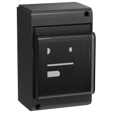 UNION Mini Корпус пластик. КМПн-4 IP30 черный IEK