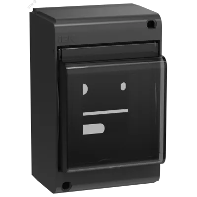UNION Mini Корпус пластик. КМПн-4 IP30 черный IEK